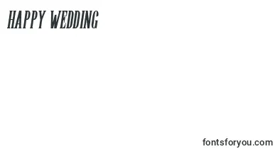Highwind Italic font – happy Wedding Day Fonts